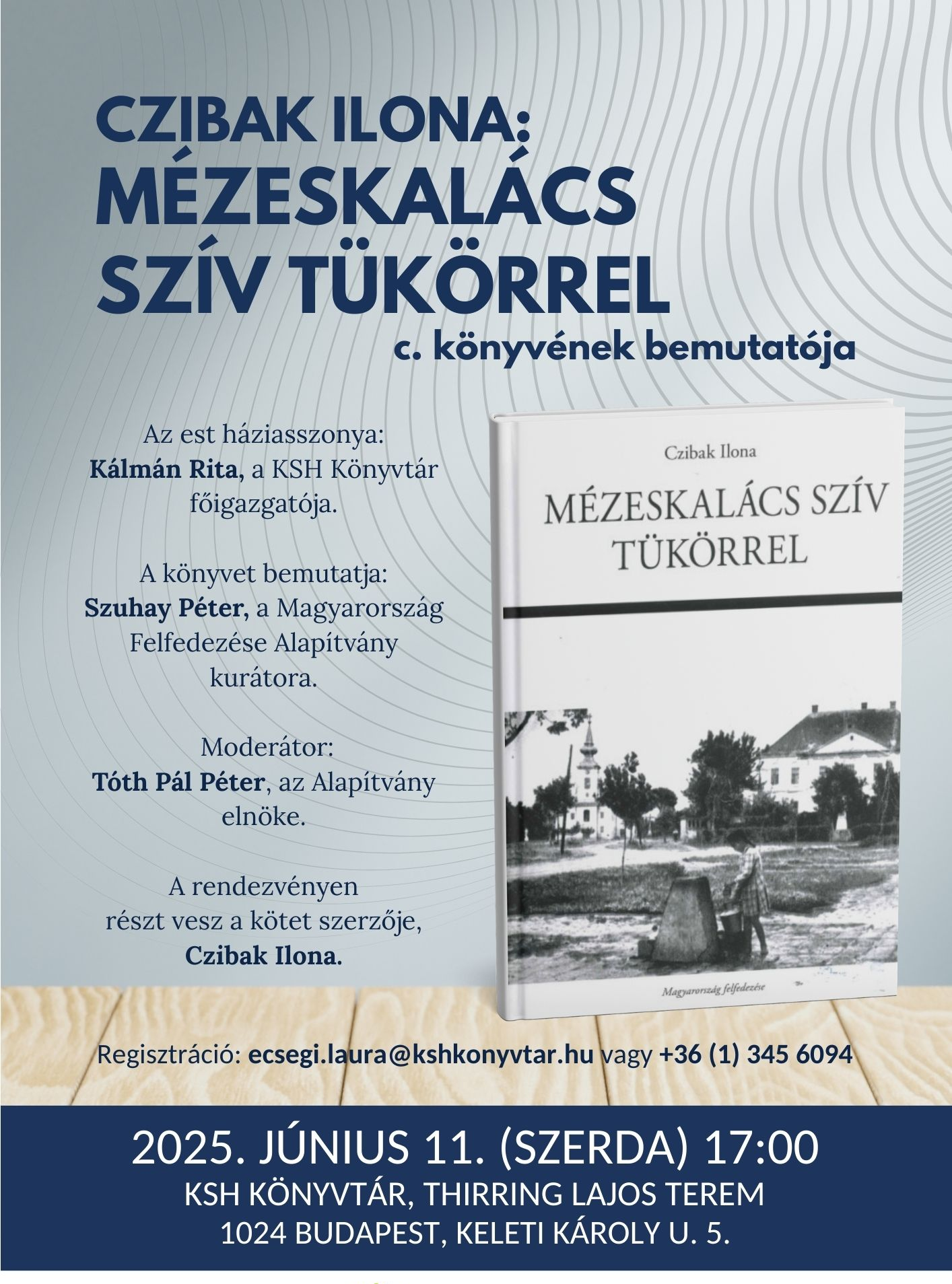 Czibak Ilona: Mézeskalács szív tükörrel c. könyvének bemutatója